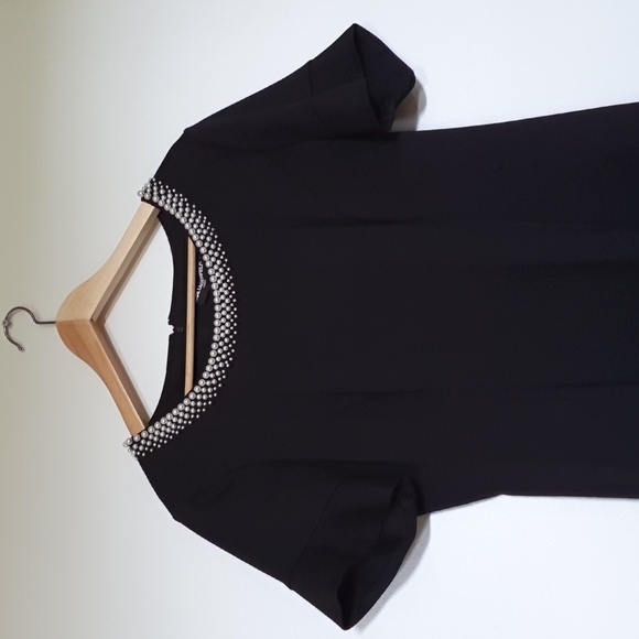 Karl Lagerfeld little black dress with pearls - Picture 2 of 7